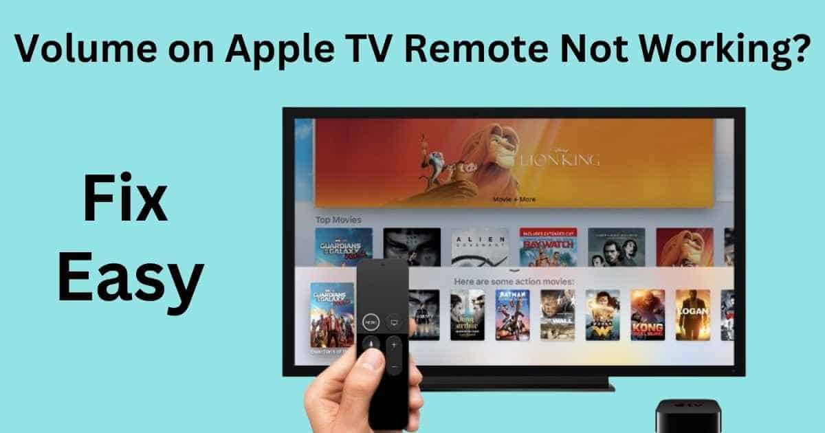 How to Fix Apple TV Remote Not Working