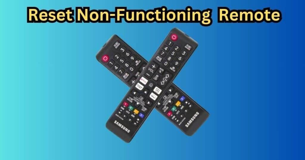 alternatives to resetting Remote