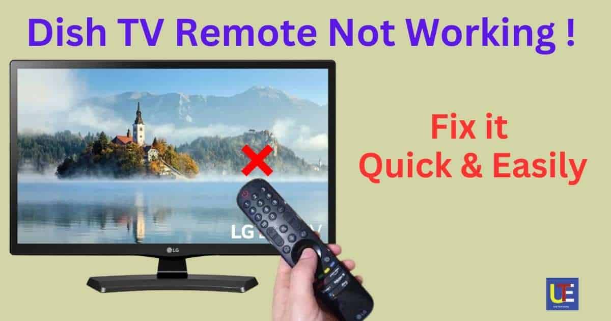 dish tv remote not working