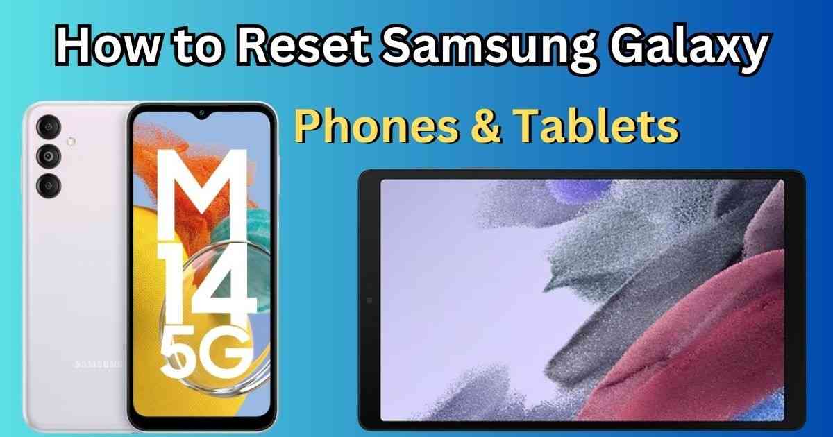 how to reset samsung galaxy