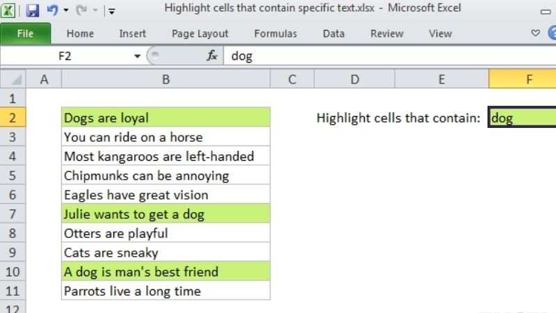 How to Highlight a Cell in Excel