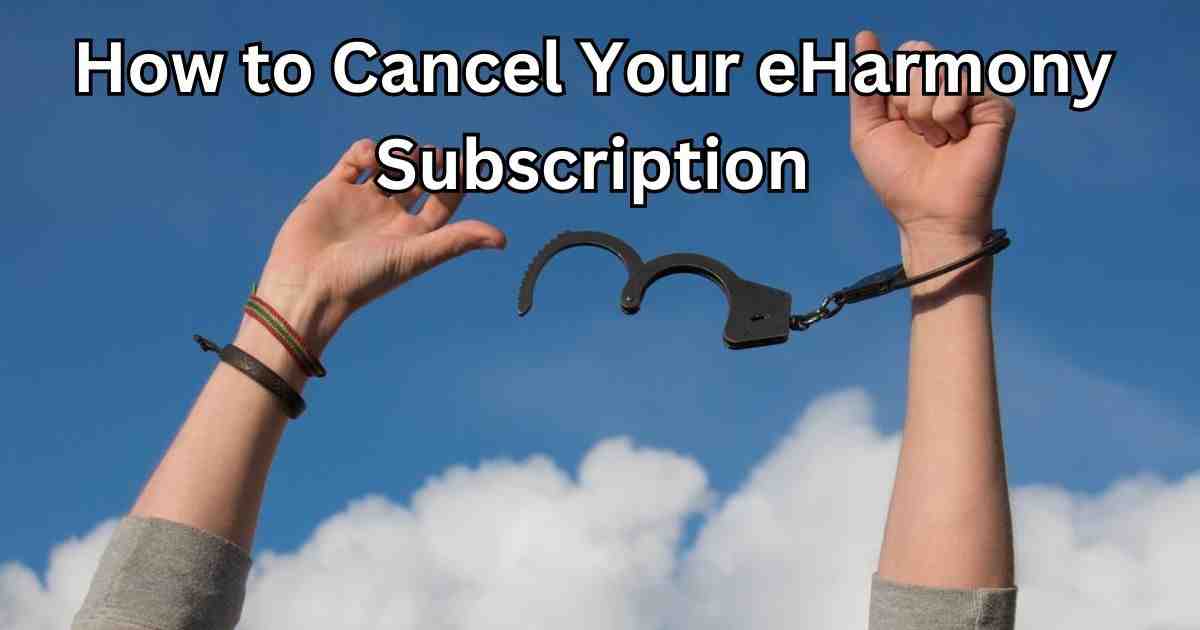 how to cancel eharmony subscription